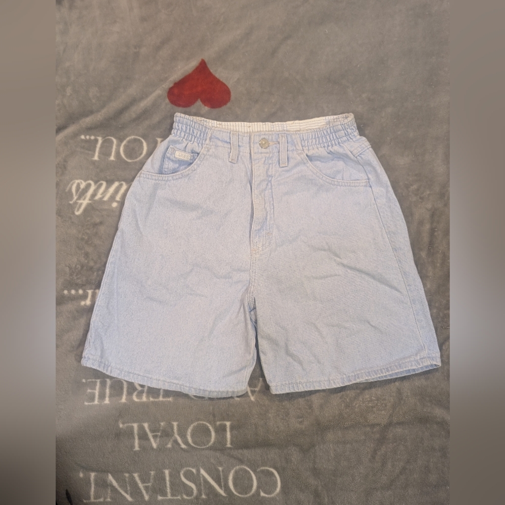 Lee Vintage 80s/90s Womens High Rise Denim 100% Cotton Shorts Size 6 Medium